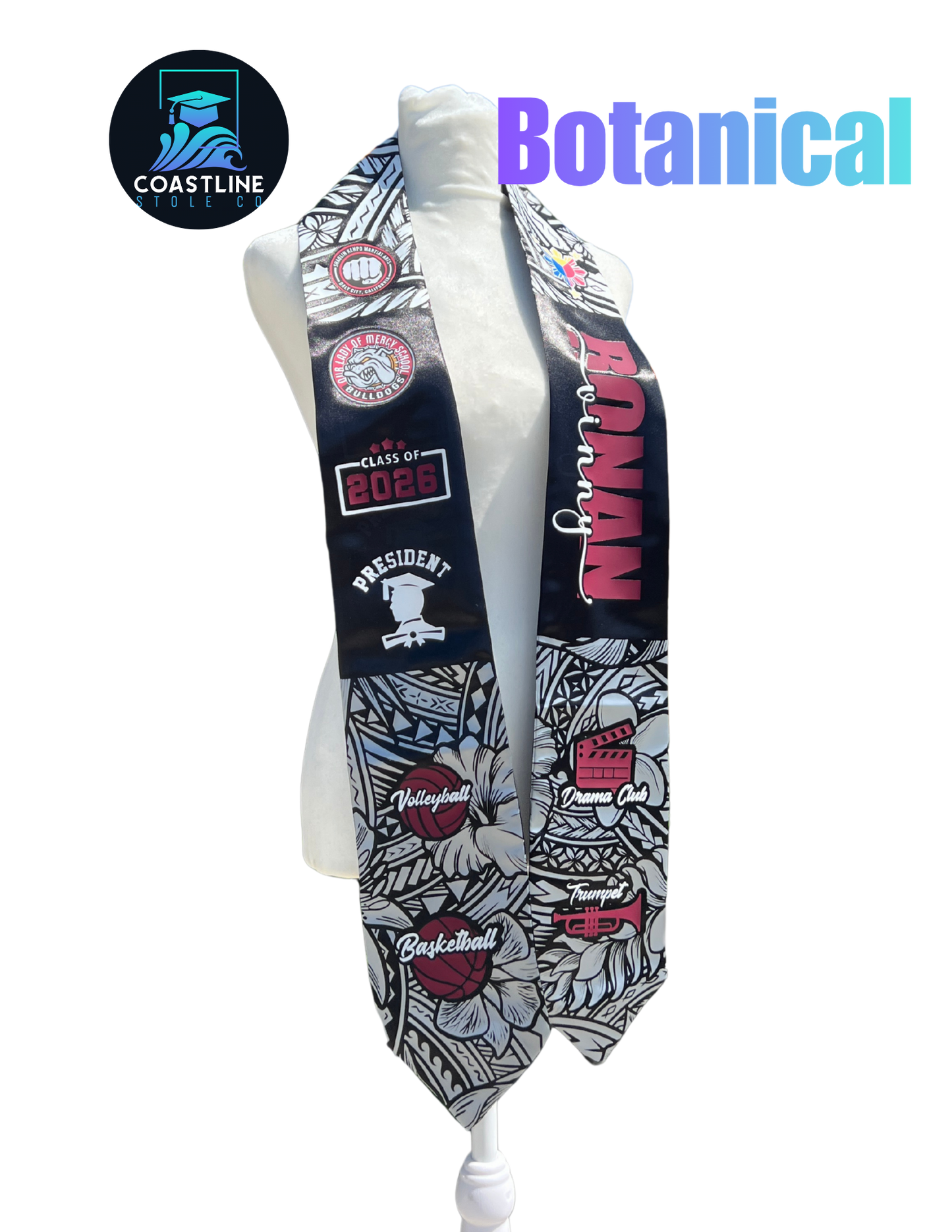 Tribal POLY BOTANICAL - Graduation Stole