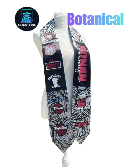 Tribal POLY BOTANICAL - Graduation Stole