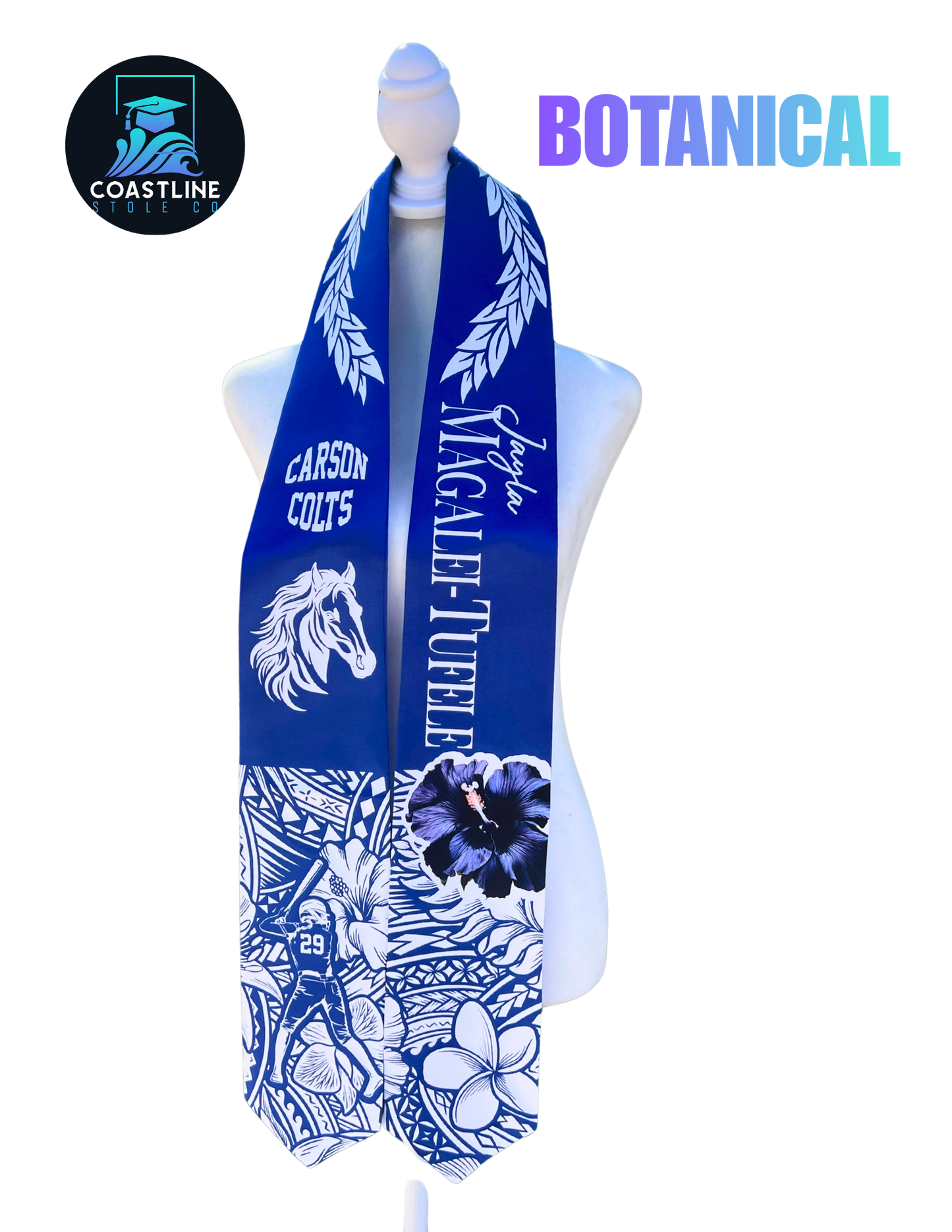 Tribal POLY BOTANICAL - Graduation Stole