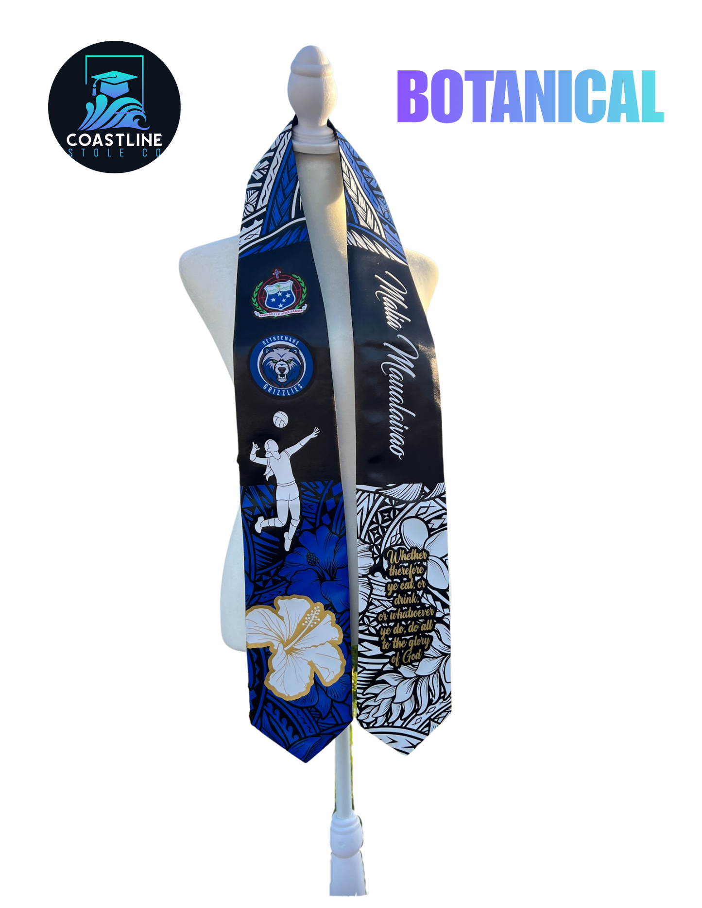 Tribal POLY BOTANICAL - Graduation Stole