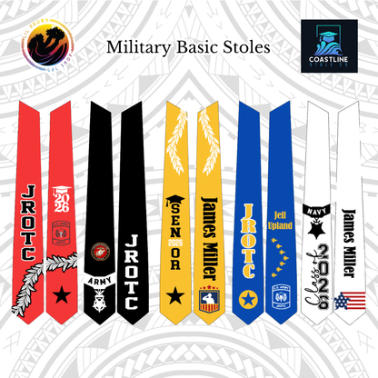 Military / Graduation Stole - High School | College